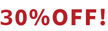 30％OFF!