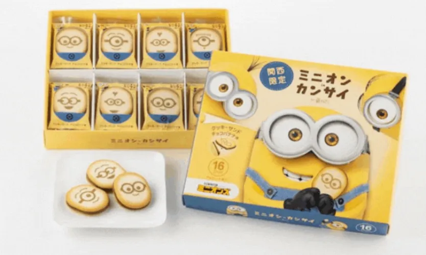 ミニオンinカンサイ クッキーサンド チョコバナナ味