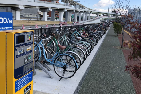 石橋駅から自転車で大阪空港に