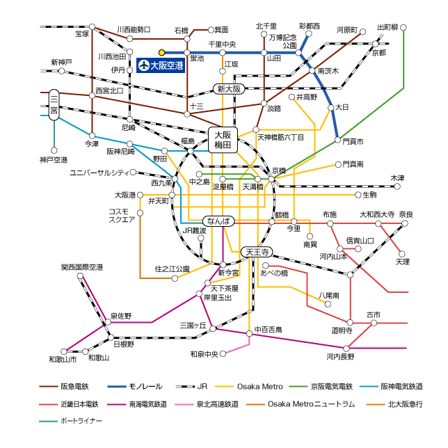 伊丹空港 Itm 徹底解説 伊丹空港から主要エリアへのアクセス方法だけでなく伊丹空港に関する様々な情報をまとめました オールライド