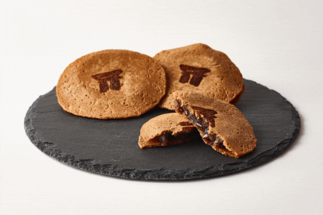 京都仁王門｜ぬれ八ッ橋　あうん餅